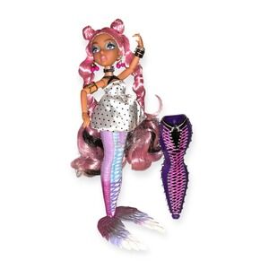 MERMAZE MERMAIDZ Morra Customizable Fashion Doll 2 Tails Clothes Mermaid Dress